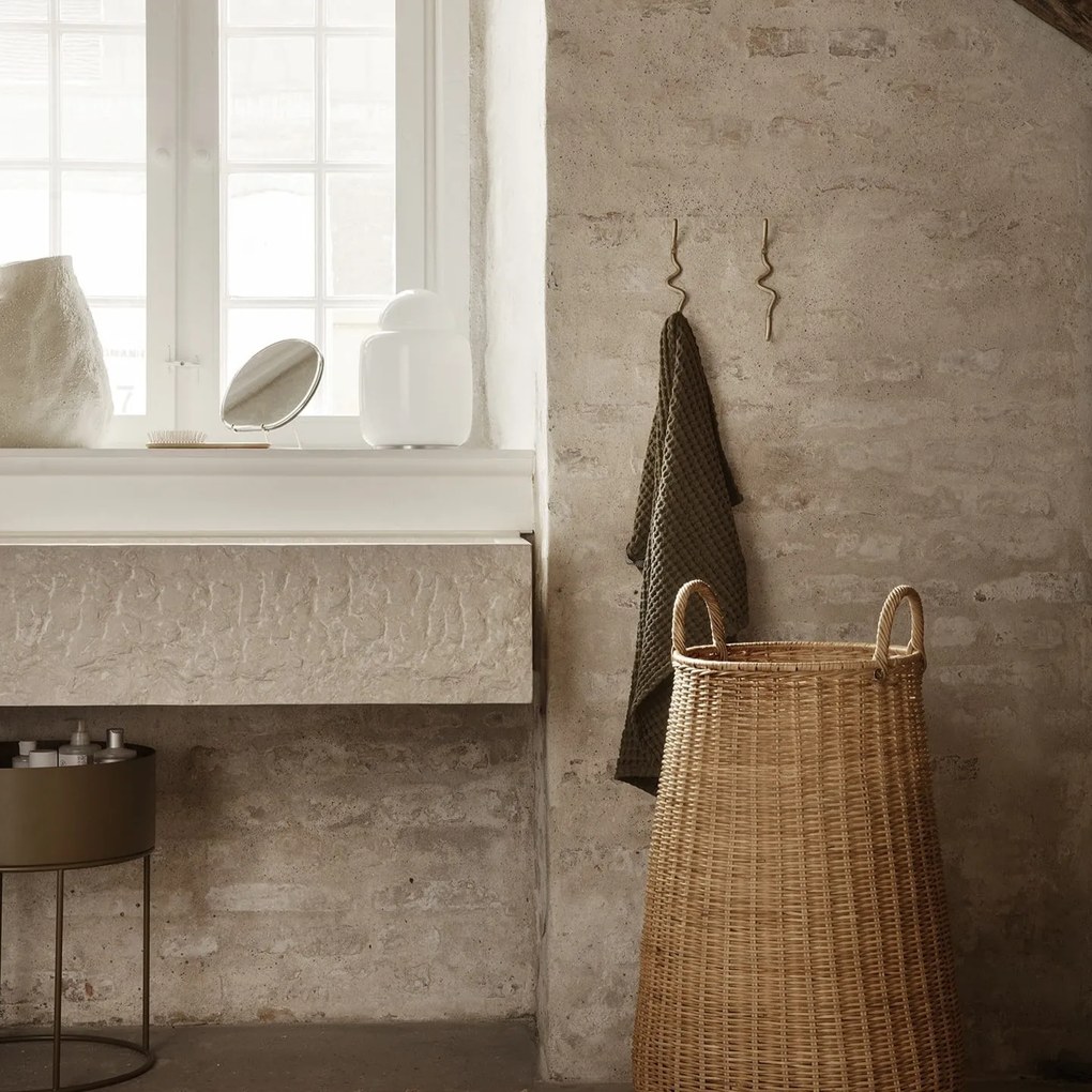 Ferm Living Osuška z organickej bavlny Olive 70 x 140 cm
