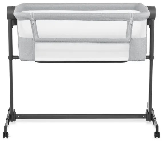 KINDERKRAFT - Detská postieľka NESTE UP 2 svetlošedá