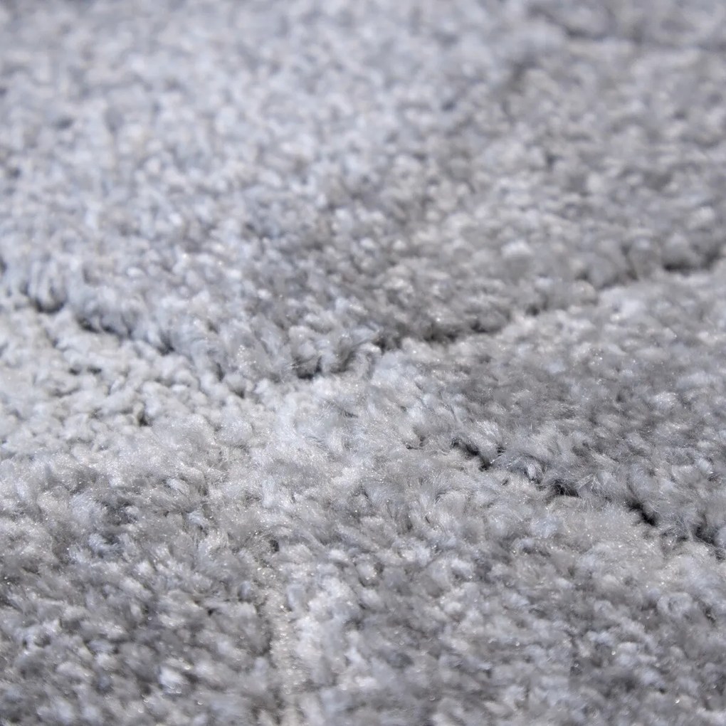 Angel Carpet, Kusový koberec Aurora 11 Grey, 60x110, šedá, kancelária