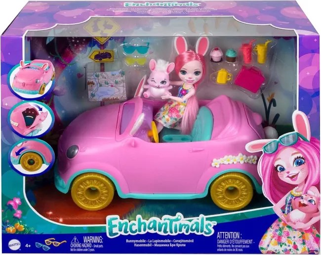 Bábika MATTEL ENCHANTIMALS Bree Bunny so zajačikom HFC85