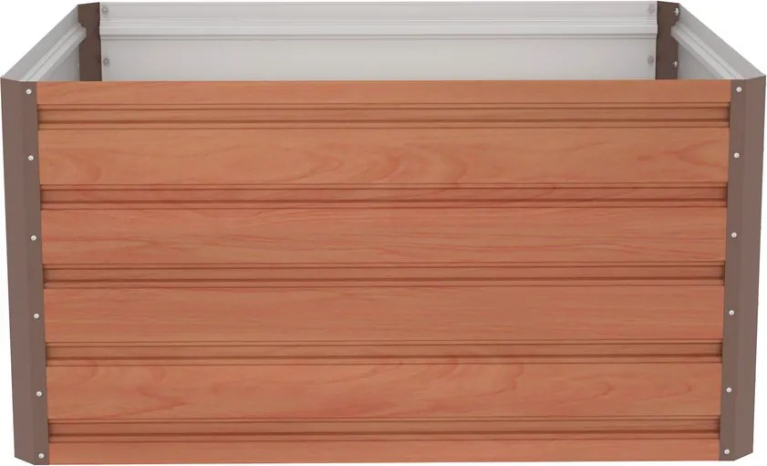 Vysoký záhon G21 Daisy 100 x 80 x 52 cm, kov,hnedý