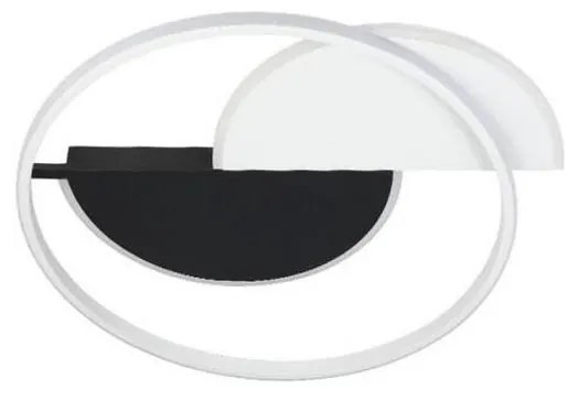 LED Stmievateľné svietidlo LED/70W/230V 3000-6500K biela/čierna + diaľkové ovládanie