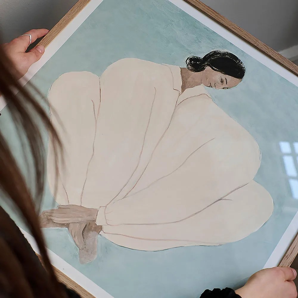 The Poster Club Plagát Meet Me At Jaurès by Sofia Lind 100x100cm