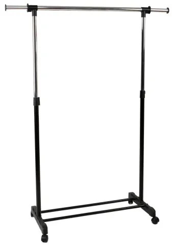 Vešiakový stojan na kolieskach OTTO čierny