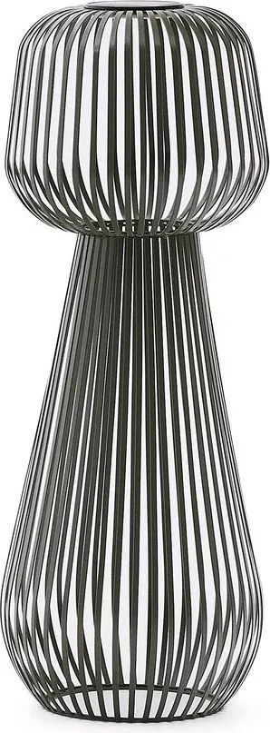 LED stolové vonkajšie svietidlo so stmievačom so solárnym panelom (výška 70 cm) Reiba – Kave Home