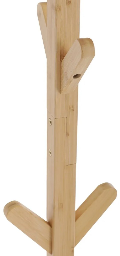 Stojanový vešiak B017 NAT, bambus