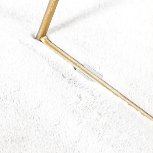 Protišmykový koberec RABBIT biely