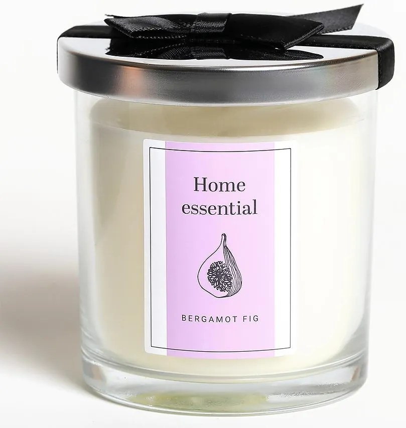 Vonná sviečka Bergamot Fig 8x9 cm