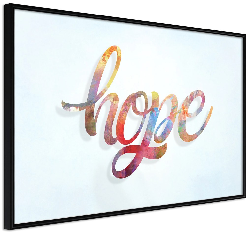 Artgeist Plagát - Hope [Poster] Veľkosť: 30x20, Verzia: Zlatý rám s passe-partout