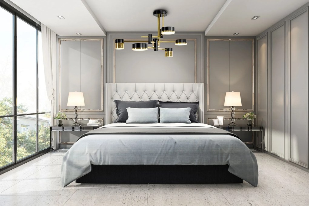 Toolight Toolight, LED stropné svietidlo APP1002-6C, zlatá-čierna, OSW-06151