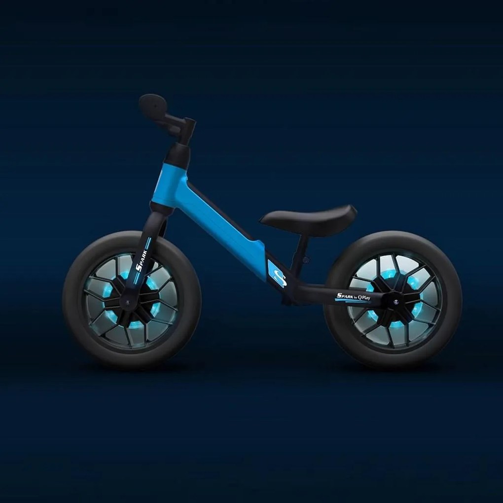 Detský balančný bicykel Qplay Spark ružový