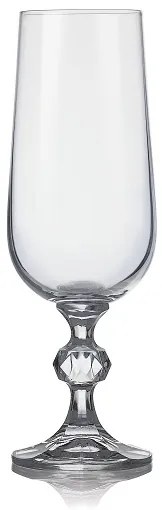 VÝPREDAJ Crystalex Poháre na šumivé víno CLAUDIA 180 ml, 1 ks