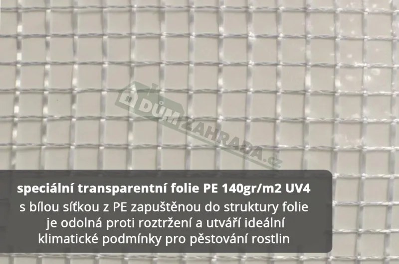 Záhradný fóliovník biely 2,5x4 m Focus Garden