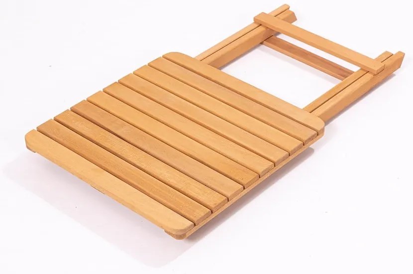 Záhradný odkladací stolík z bukového dreva 50x50 cm – Floriane Garden