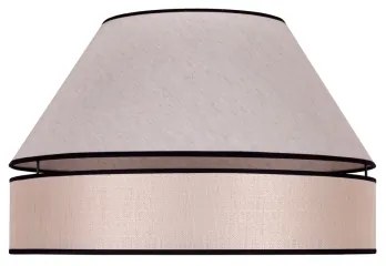 Duolla - Stropné svietidlo AVIGNON 1xE27/15W/230V pr. 50 cm béžová