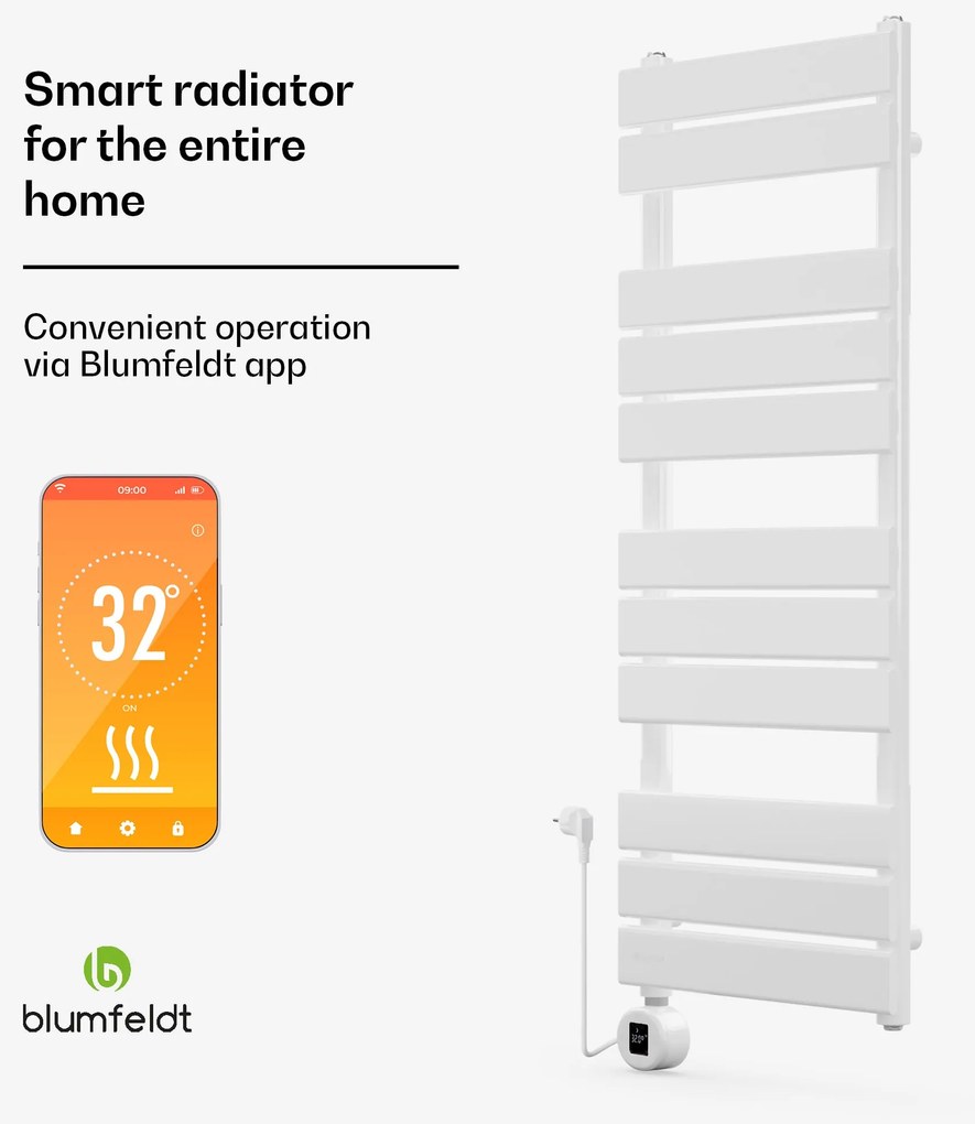 Blumfeldt Fairmont Smart, radiátor, 107 x 50 cm, 800 W