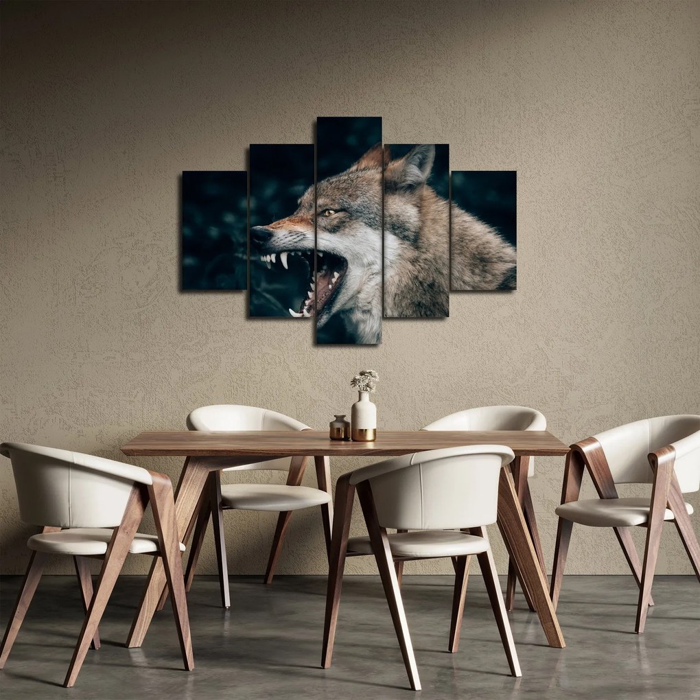 Obraz vlka (150x105 cm)