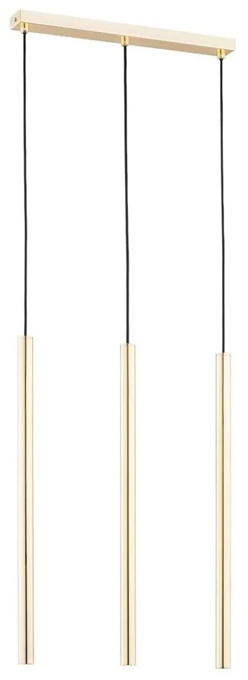 Luster na lanku COLLET 3xG9/40W/230V zlatá