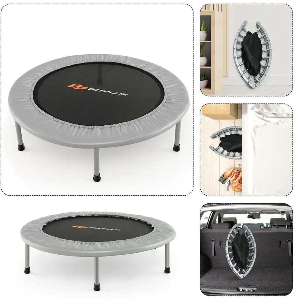 Trampolína 95 cm, sivá