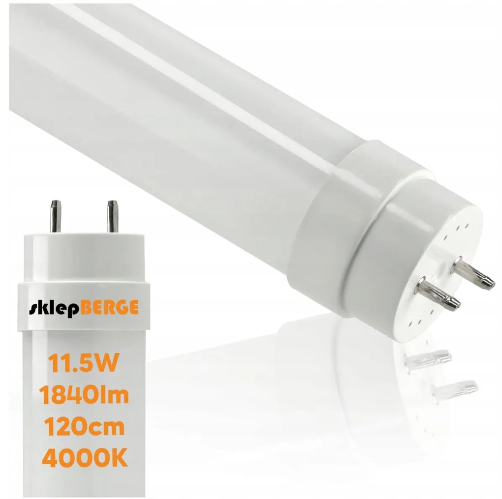 BERGE LED trubica - 120 cm - T8 - 11,5W - 1840lm - 160LM/W - 4000K