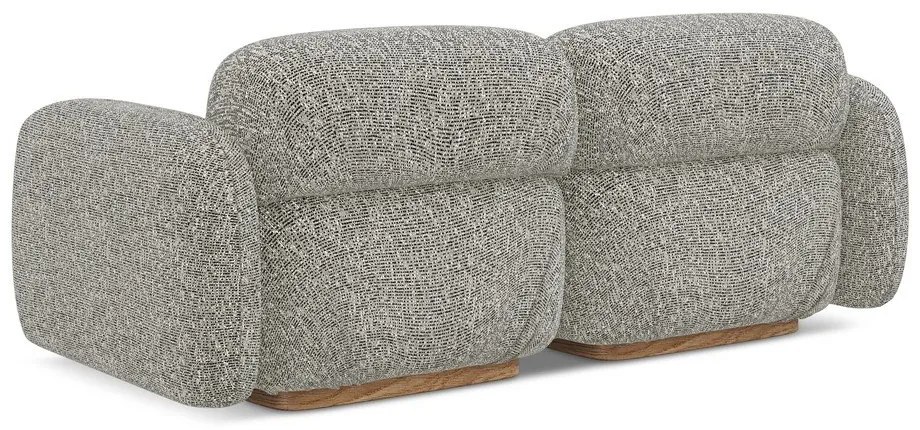 Sivá pohovka 190 cm Ailani – Makamii