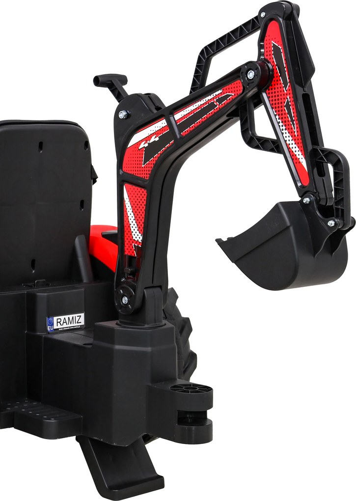 Ramiz Traktor s prívesom 720-T červený