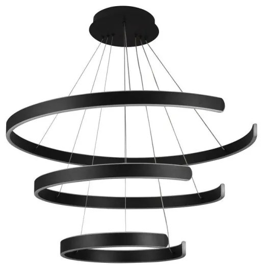 LED Stmievateľný luster na lanku LED/220W/230V 3000-6500K + diaľkové ovládanie