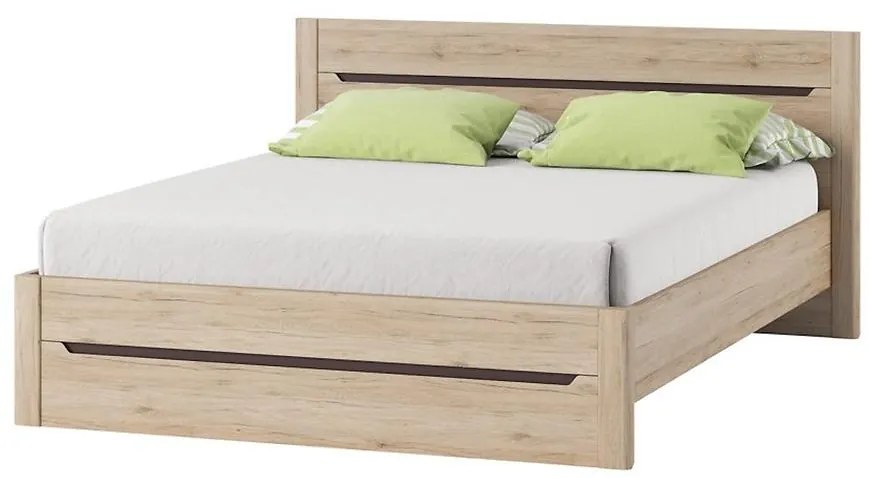 Posteľ 50 DESJO 160x208 dub san remo