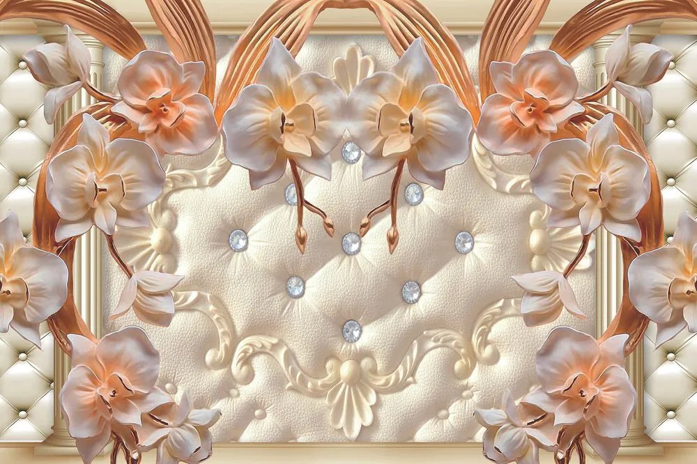 Tapeta kráľovská orchidea - 225x150