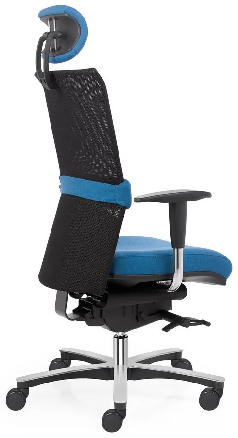 Zdravotná stolička Reflex Balance XL, modrá / čierna