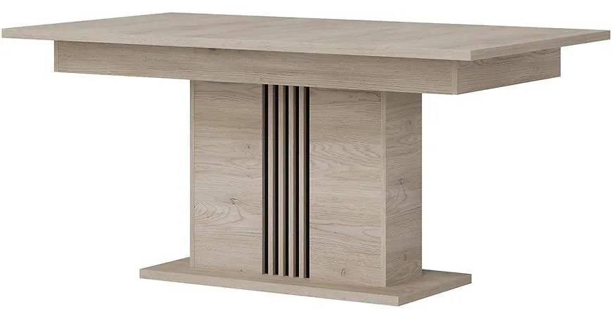 Stôl Rozk Mati St12 Dub Crem/Čierna