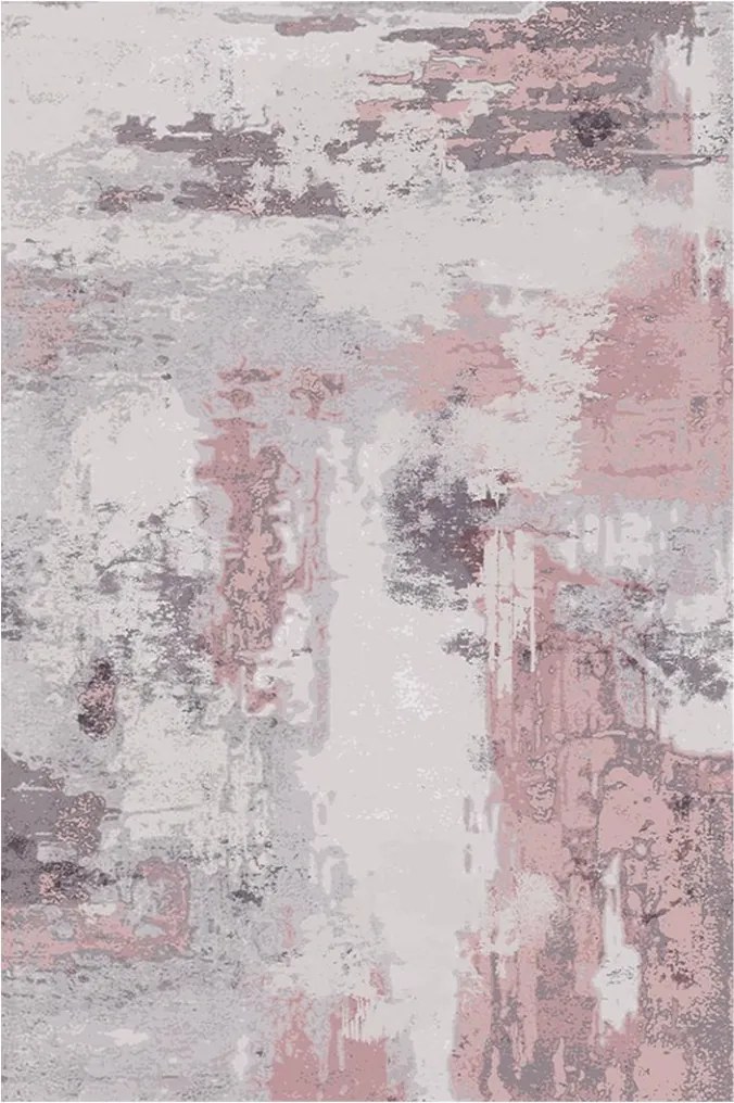 TA Koberec MRD-395 FLANNEL PRINTED Sivý (flanelový) Obdĺžnikový Rozmer: 80x150 cm