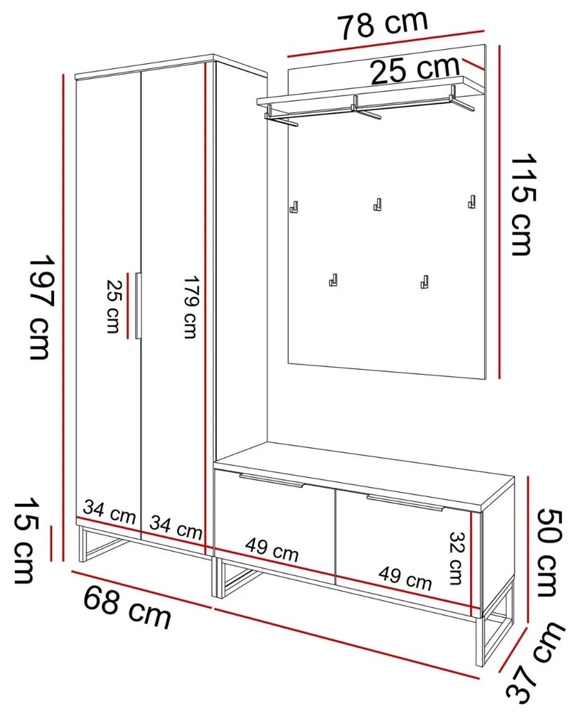 PREDSIEŇOVÁ STENA VALBO DUB ARTISAN