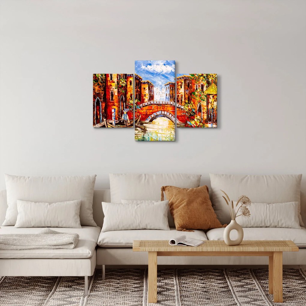 Obraz - Olejomaľba mesta III. (90x60 cm)