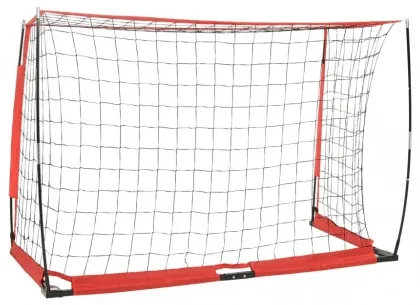 vidaXL Futbalová bránka 184x91x124,5 cm oceľová-