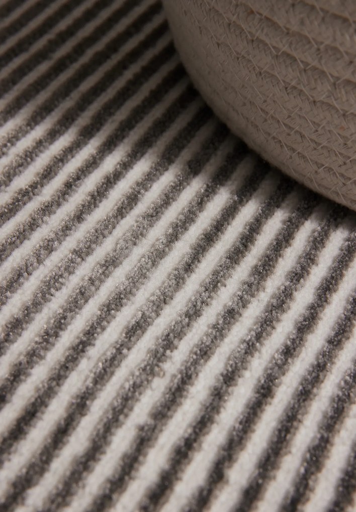 ELLE Decoration, Kusový koberec Perles 106187 Cream Anthracite z kolekcie Elle, 160x235, šedá, obývacia izba