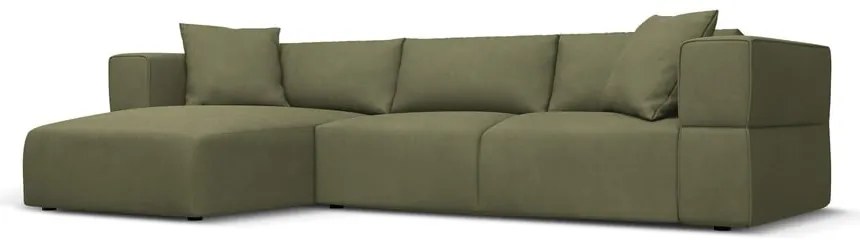 Svetlozelená rohová pohovka, ľavý roh Esther – Milo Casa