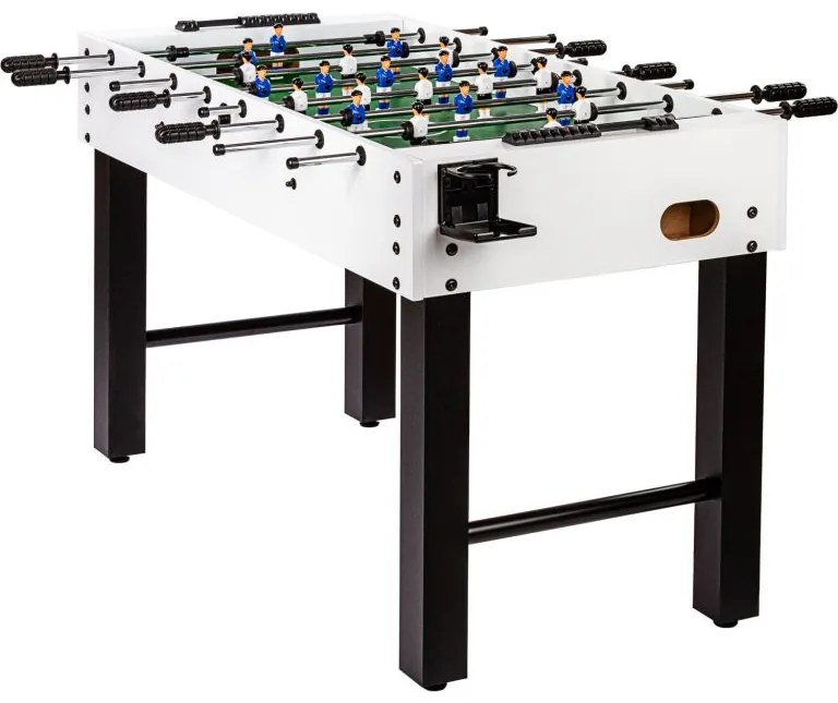 GamesPlanet® Stolný futbal Glasgow, 121x101x79 cm, biely M70126
