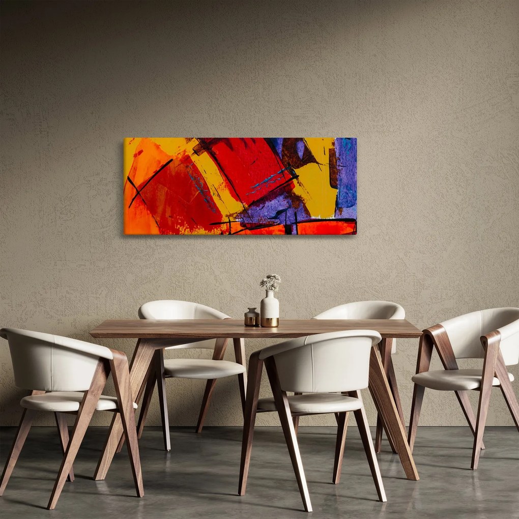Obraz abstrakcie (120x50 cm)