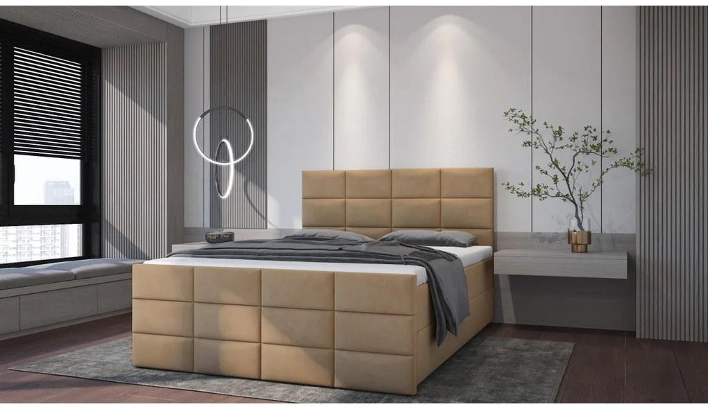 ČALÚNENÁ POSTEĽ S MATRACOM GOLDIE 180X200