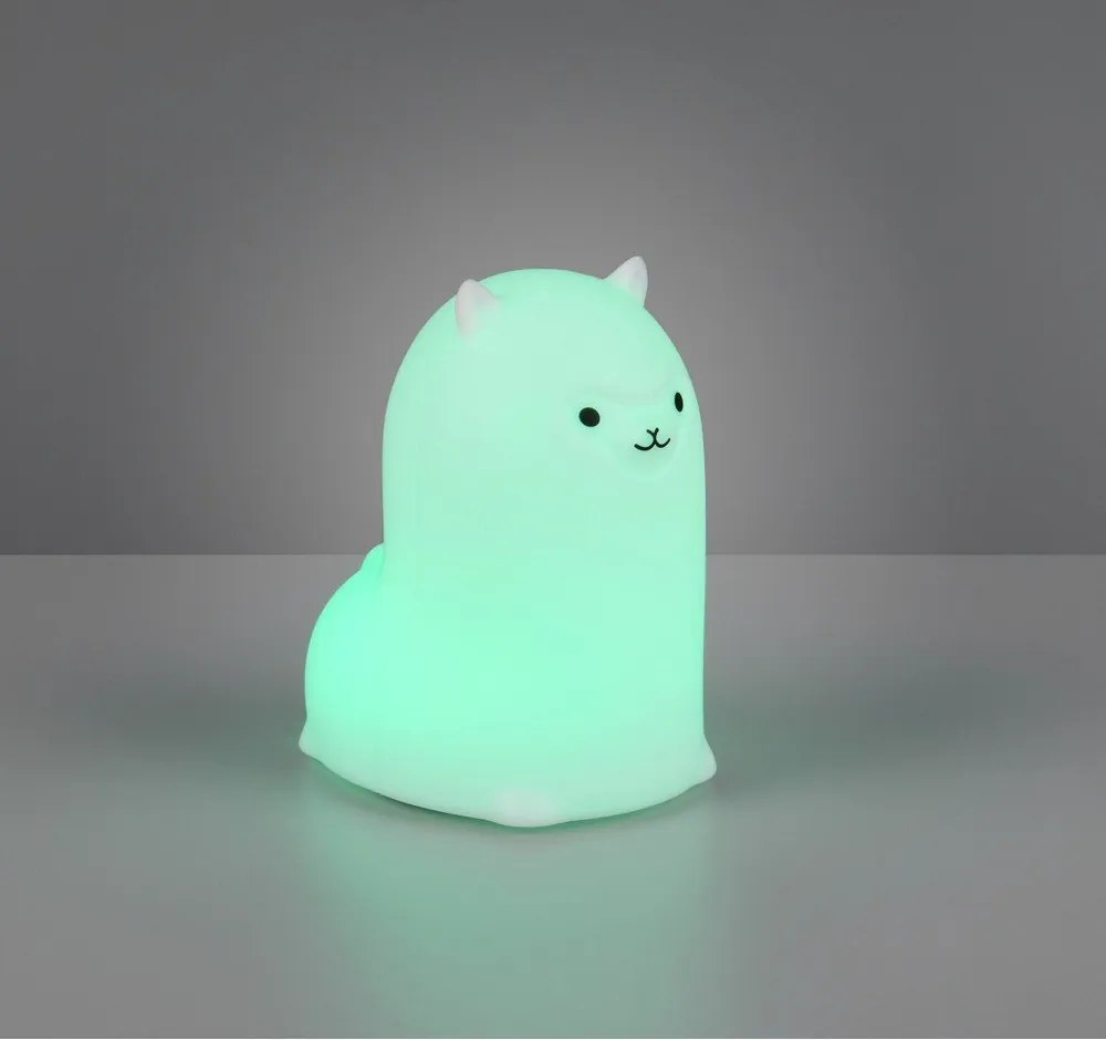 Biele detské nočné svietidlo Paky – Reality