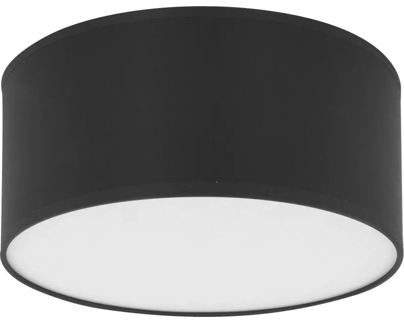 TK-LIGHTING Stropné prisadené osvetlenie RONDO, 4xE27, 60W, 45cm, okrúhle, čierne