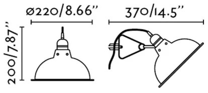FARO 64169 - Lampa s klipom PEPPER 1xE27/15W/230V