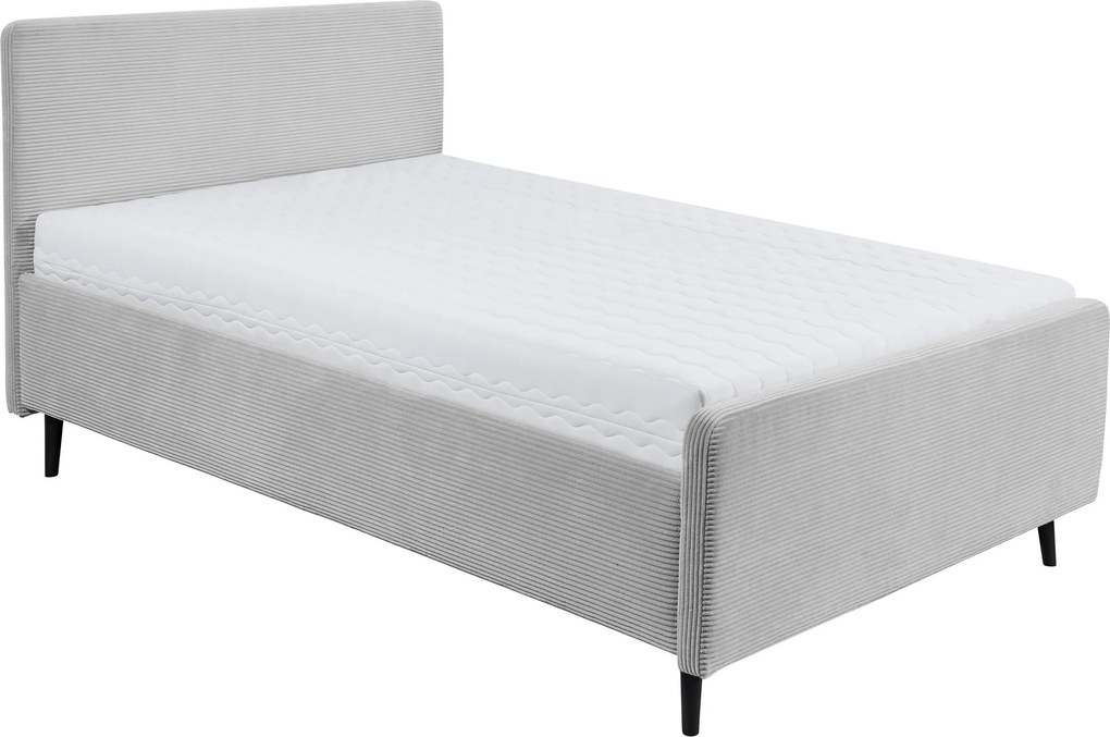 XXXLutz ČALÚNENÁ POSTEĽ, 140/200 cm svetlosivá MID.YOU - Online Only spálne - 002220052706