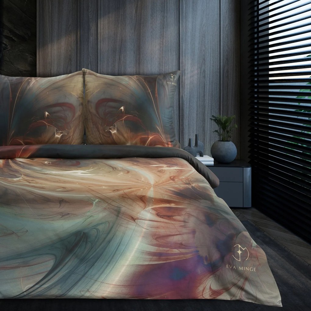 MAKOSATÉNOVÉ OBLIEČKY EVA MINGE SELVA 160X200 CM, 2 KS 70X80 CM VZOROVANÉ