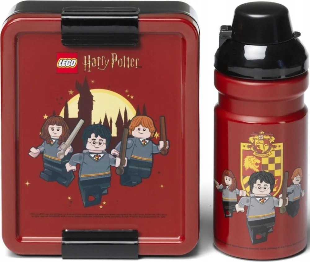 Detský desiatový box s fľašou 2 ks Harry Potter - LEGO®