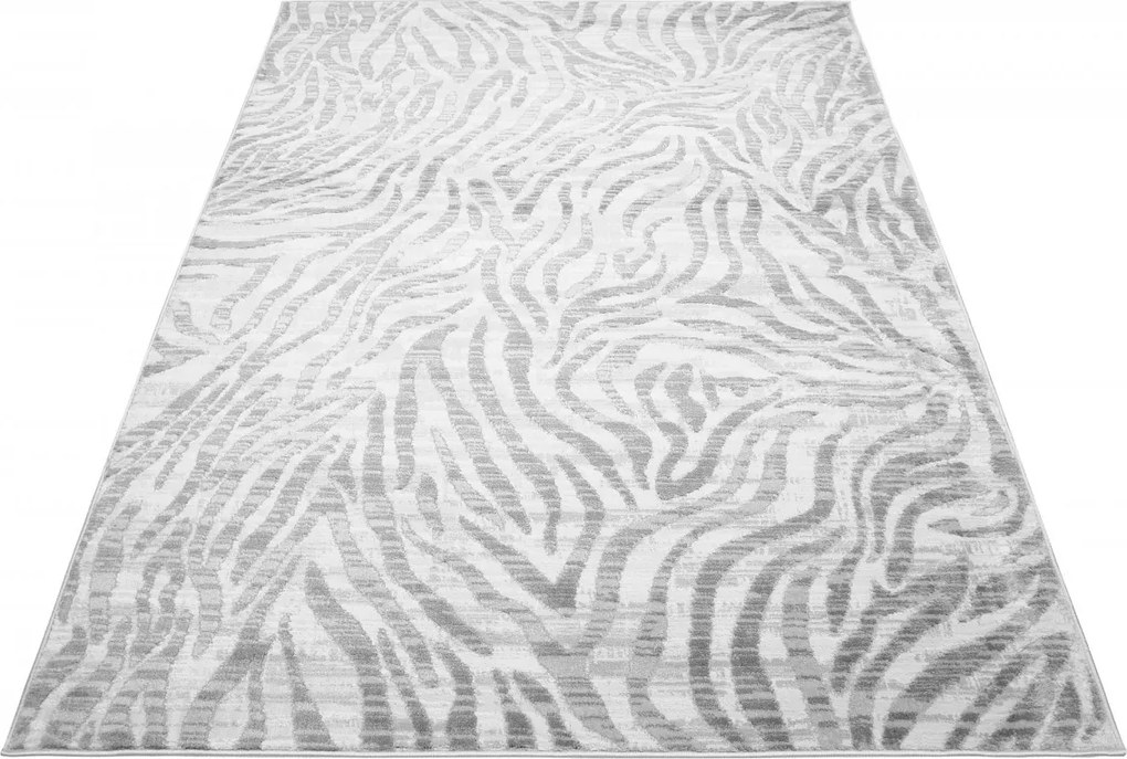 TA Koberec L047L WHITE/L_GRAY VALLEY Rozmer: 160x220 cm