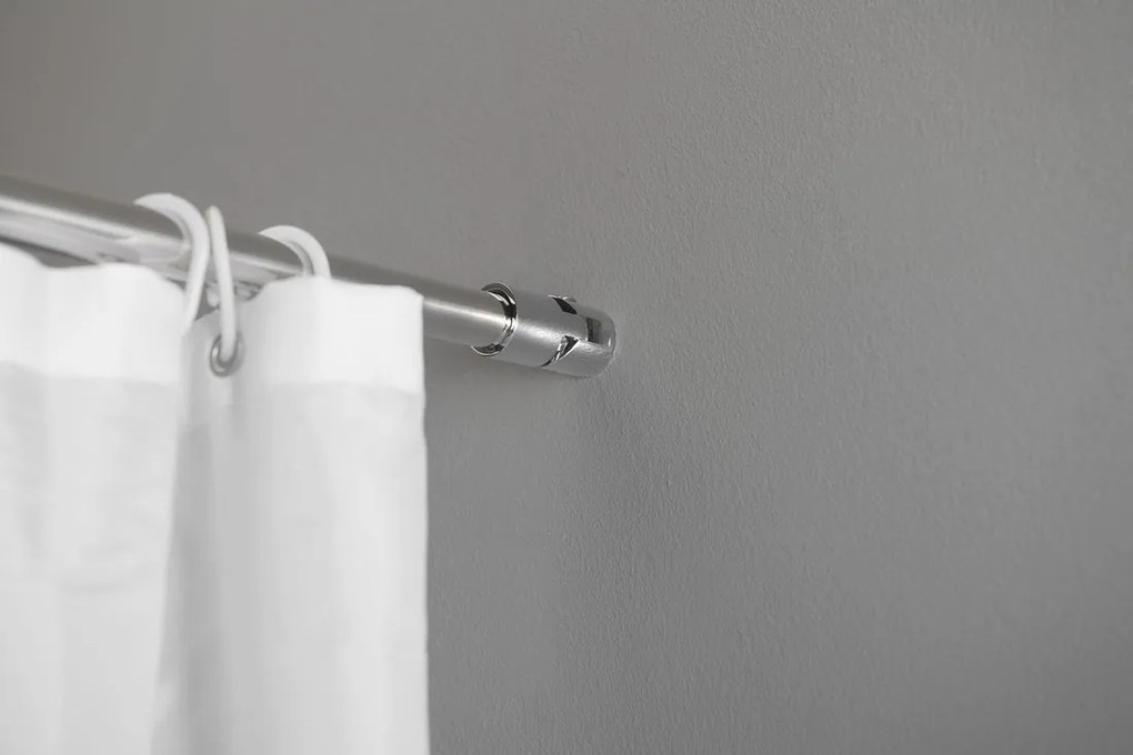 Aqualine Aqualine, WALK-IN stena na inštaláciu na múr so vzperou, jednodielna, 1100 mm, sklo číre, WI111