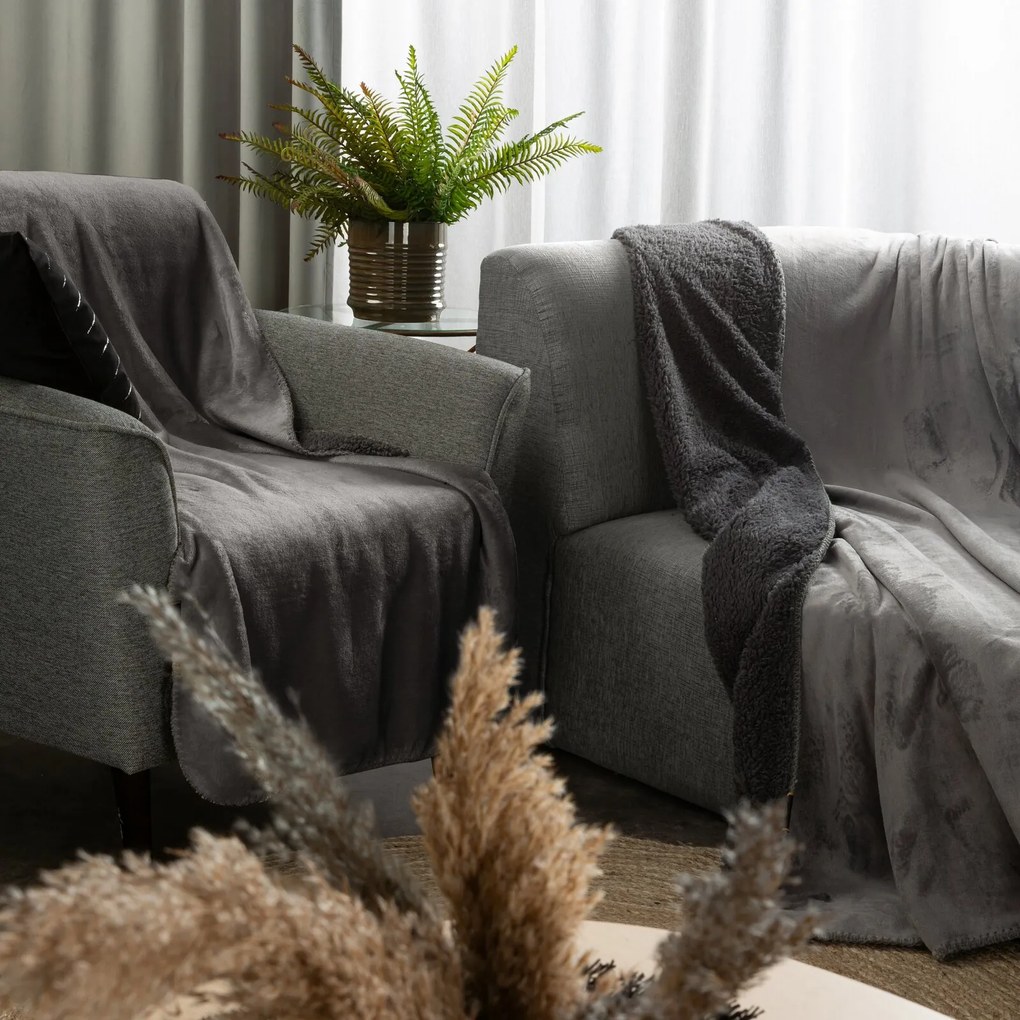 DEKA TEDY 200X220 CM SIVÁ