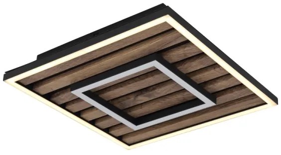 Globo 67345D - LED stropné svietidlo WOODY LED/18W/230V 3000K 30x30 cm